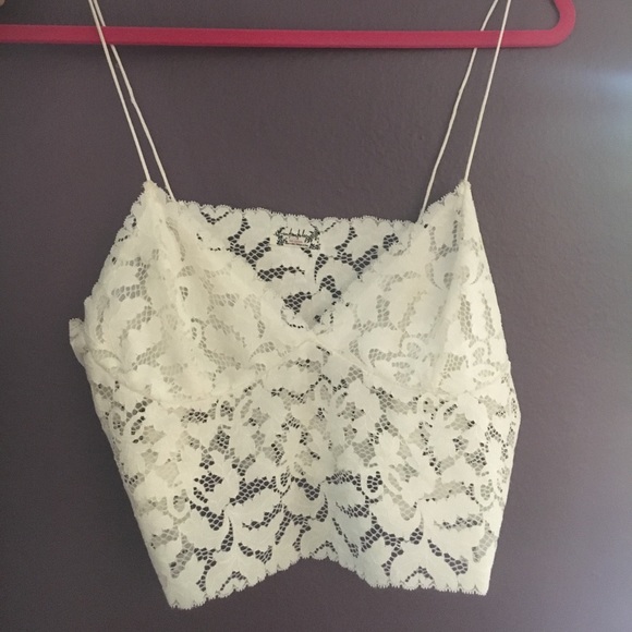 FREE PEOPLE Lace crop Camisole - Picture 3 of 5